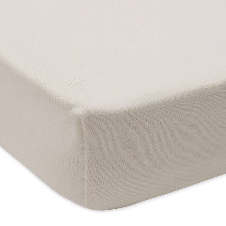Jollein - Fitted Sheet Jersey 60x120cm - Milky Coffee/Ivory - 2 Pack - Mabel & Fox