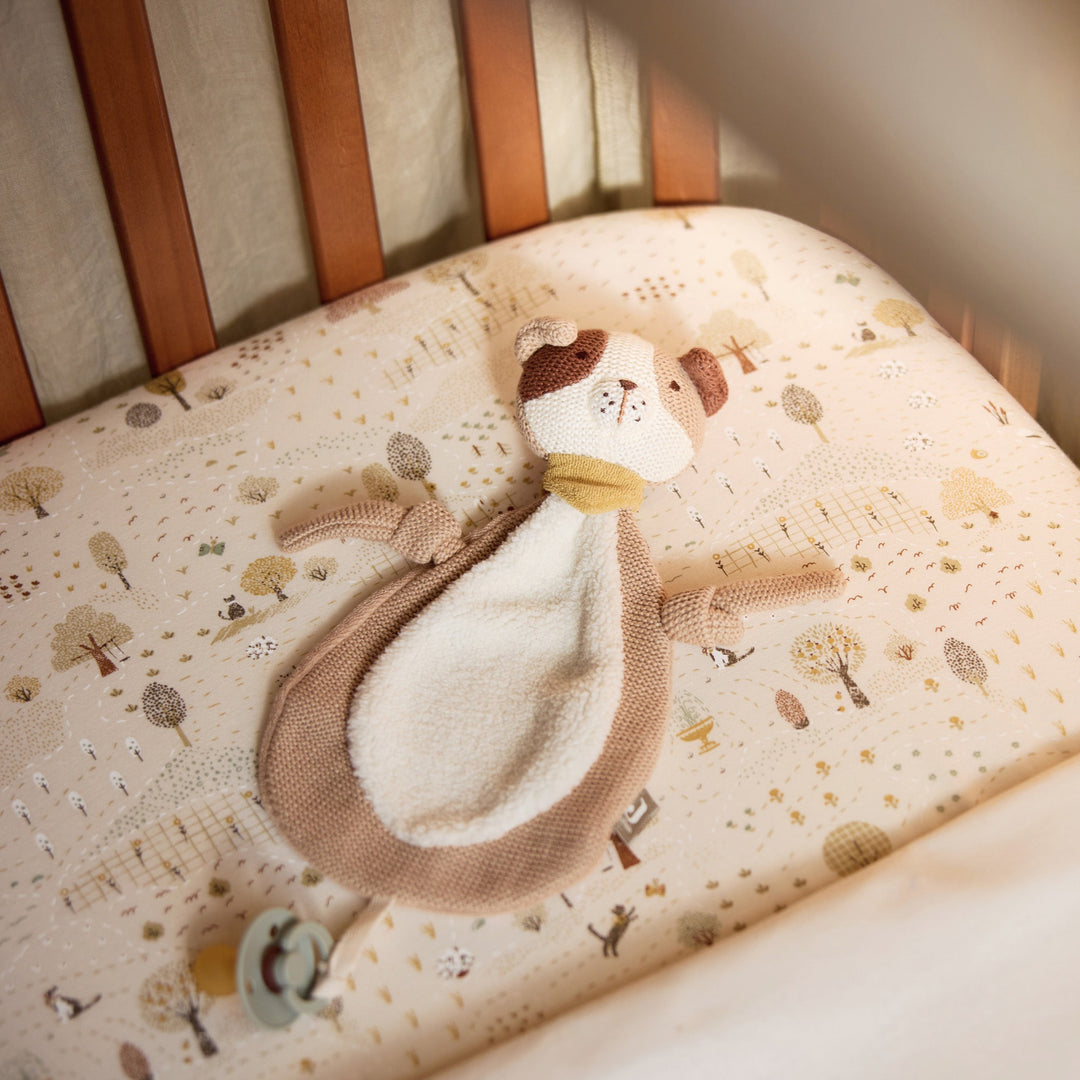 Jollein - Fitted Sheet Jersey 60x120cm - Tiny Park - Mabel & Fox