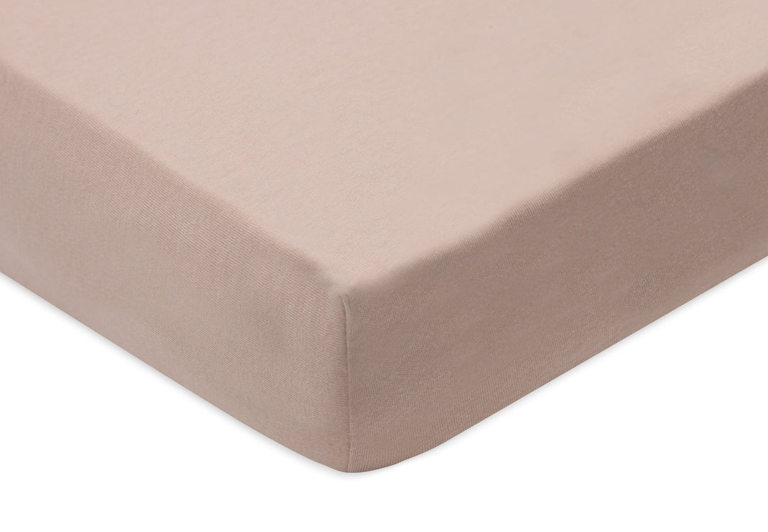 Jollein - Fitted Sheet Jersey 70/75x140/150cm - Wild Rose/Ivory - 2 Pack - Mabel & Fox