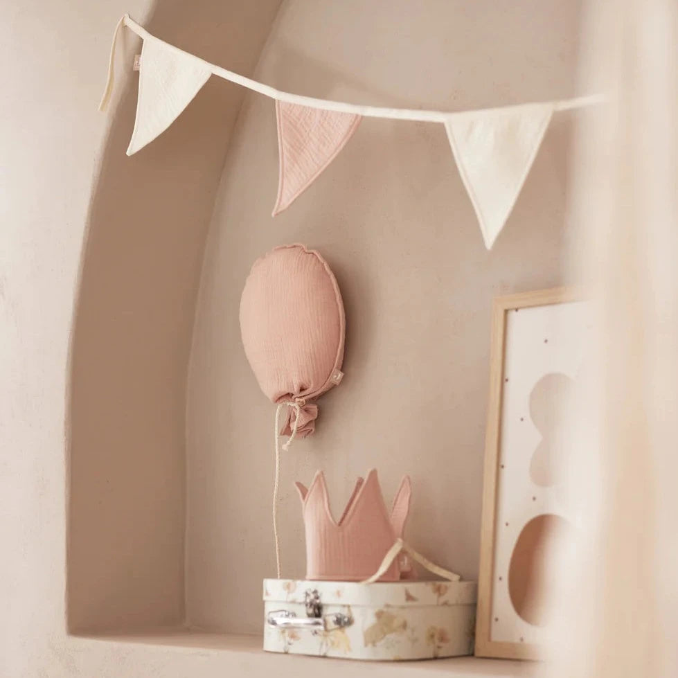 Jollein - Flag Line - Rose/Ivory - Mabel & Fox