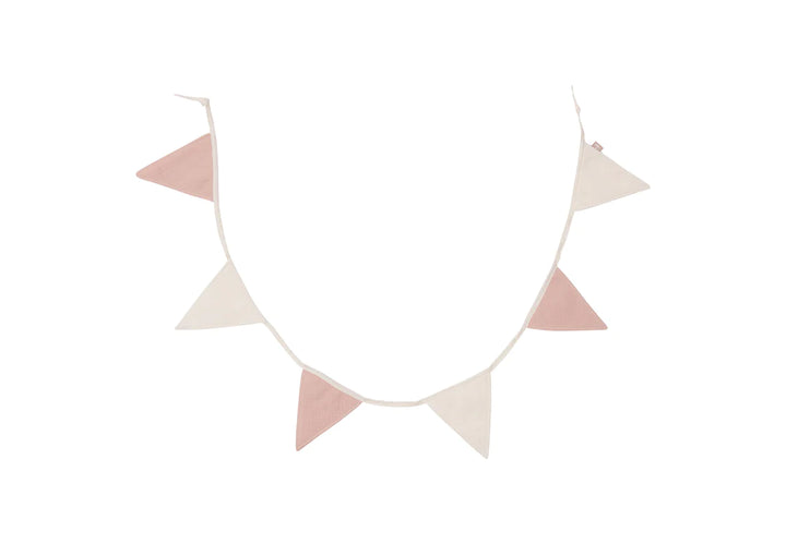 Jollein - Flag Line - Rose/Ivory - Mabel & Fox