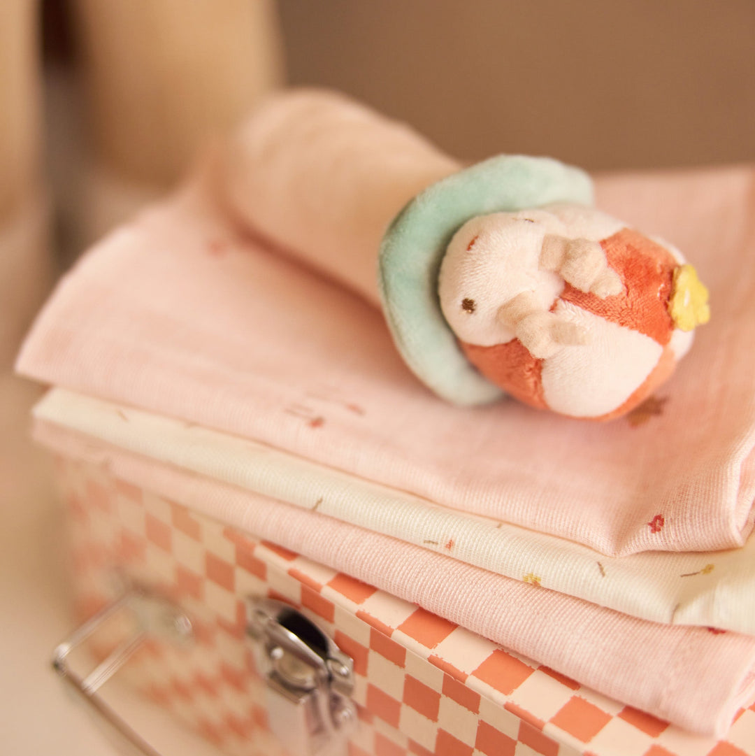 Jollein - Mouth Cloth Muslin 31x31cm - Pretty Picnic - 3 Pack - Mabel & Fox