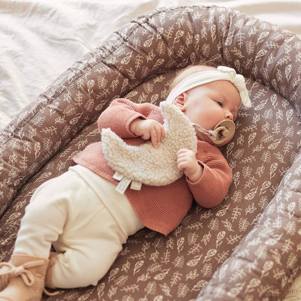 Jollein - Pacifier Cloth Moon - Nougat - Mabel & Fox