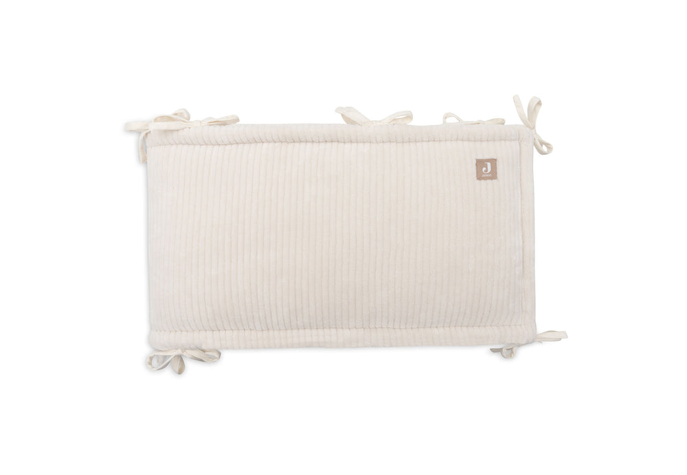 Jollein - Playpen Bumper- Cloudy Rib - Oatmeal - 180x30cm - Mabel & Fox