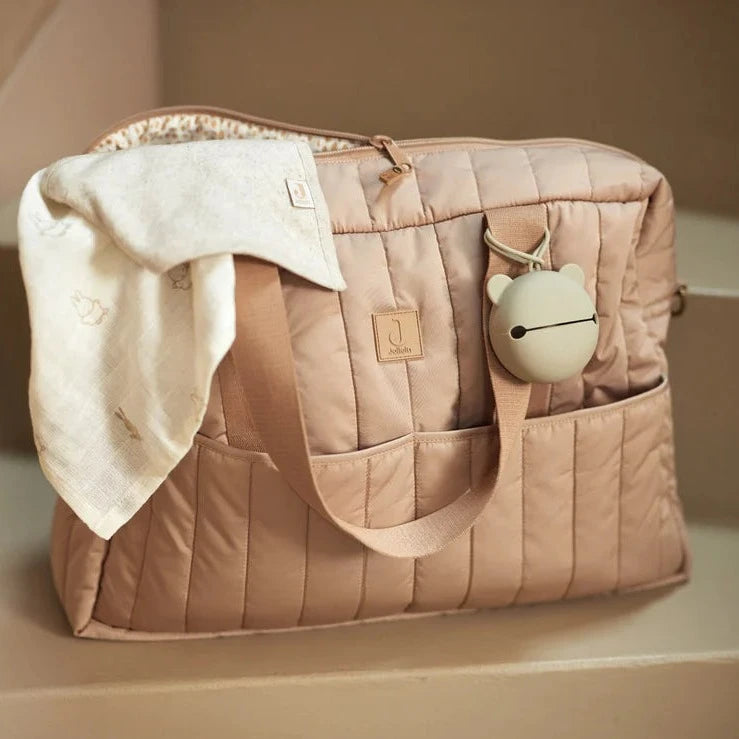 Jollein - Puffed Moos Diaper Bag - Biscuit - Mabel & Fox