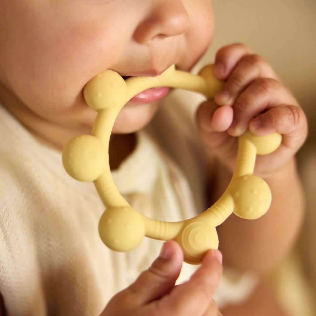 Jollein - Silicone Teething Ring - Sun - Mabel & Fox