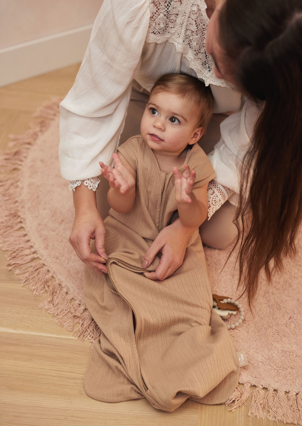 Jollein - Sleeping Bag - 110cm - Ajour Biscuit - Mabel & Fox