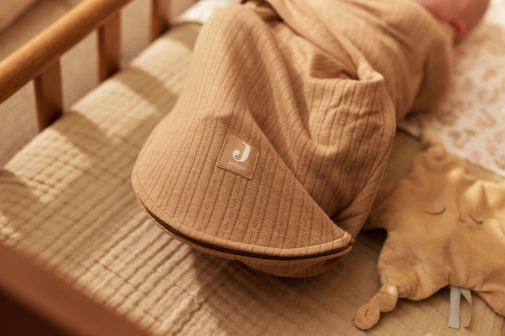 Jollein - Sleeping Bag Wrapper - 0-3 Months - Ajour - Biscuit - Mabel & Fox