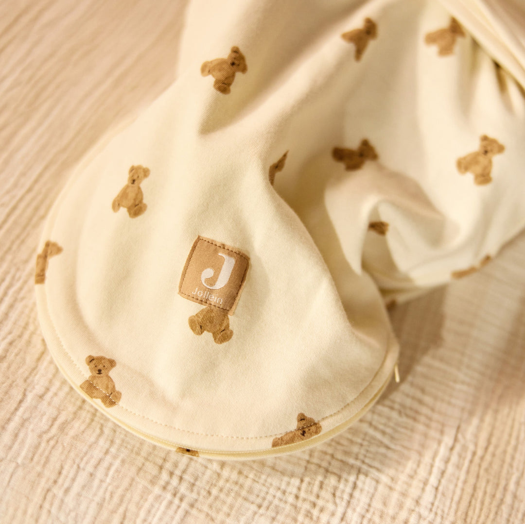 Jollein - Sleeping Bag Wrapper - Mini Teddy Bear (0-3m) - Mabel & Fox