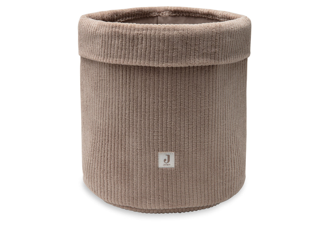 Jollein - Storage Basket - Cloudy Rib - Milky Coffee - Mabel & Fox