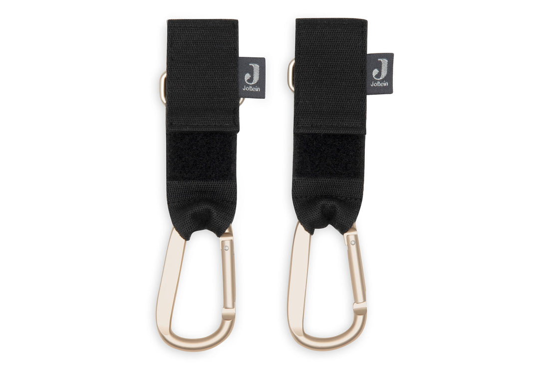 Jollein - Stroller Hooks - Black - Mabel & Fox