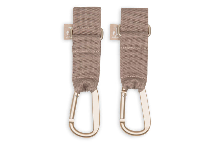 Jollein - Stroller Hooks - Milky Coffee - Mabel & Fox