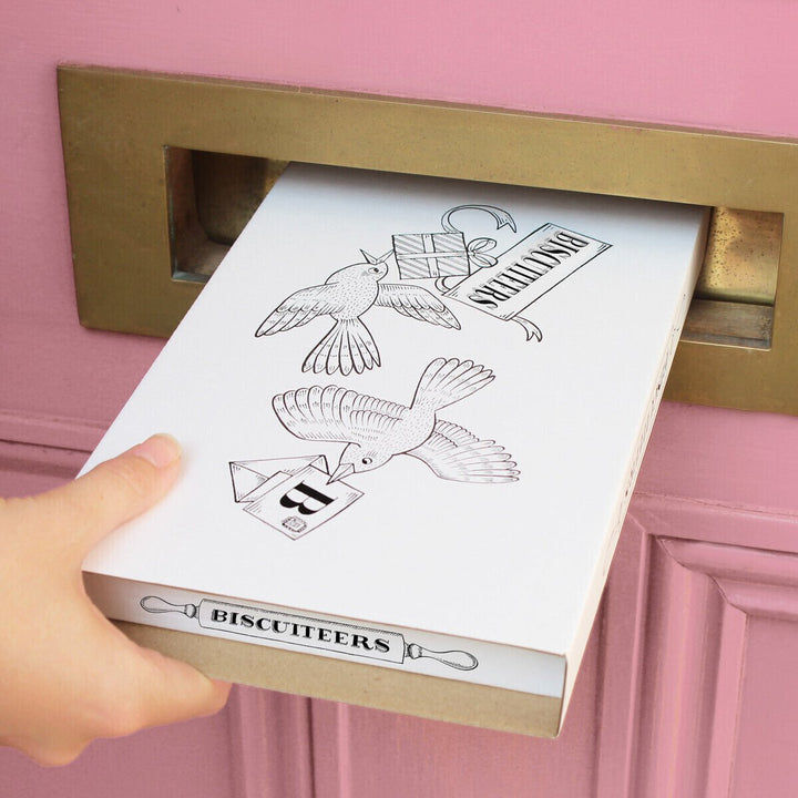 Biscuiteers- Party Pups Letterbox Biscuits
