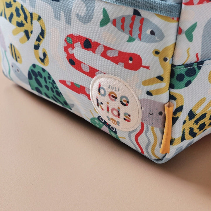 Just Bee Kids - Insulated Lunch Bag - Animal Print - Mabel & Fox