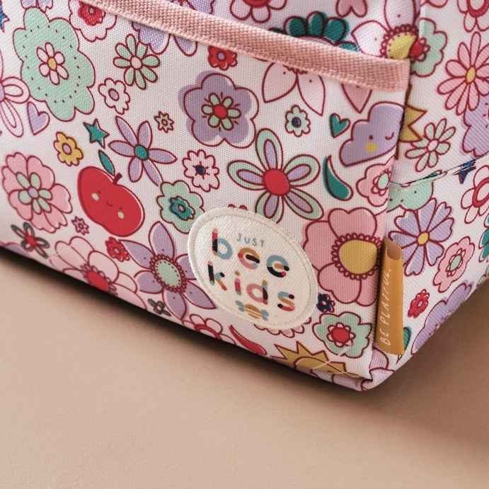 Just Bee Kids - Insulated Lunch Bag - Retro Florals - Mabel & Fox