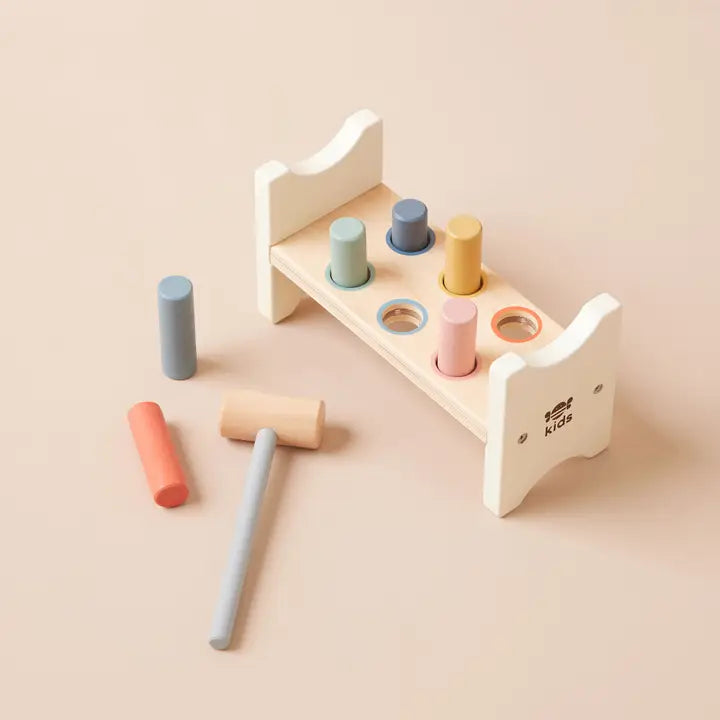 Just Bee Kids - Wooden Hammer Bench - Mabel & Fox