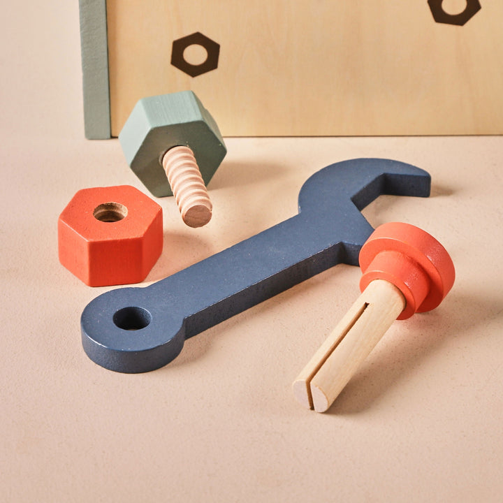 Just Bee Kids – Wooden Tool Bench - Mabel & Fox