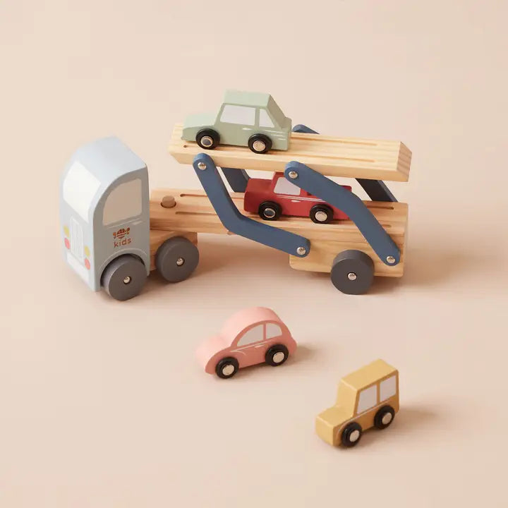 Just Bee Kids - Wooden Transporter Lorry - Mabel & Fox