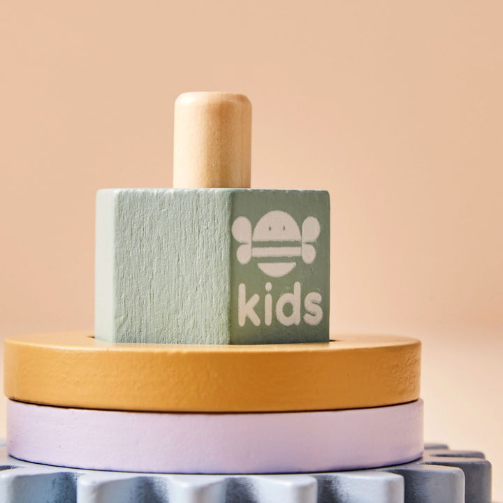 Just Bee Kids – Wooden Turning Cog Toy - Mabel & Fox
