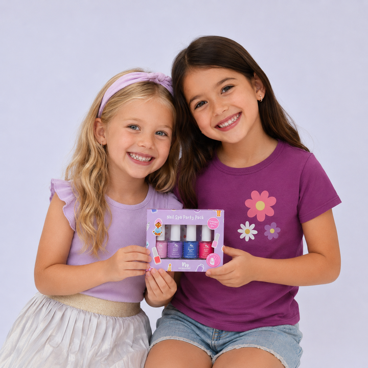 No Nasties Kids - Nail Polish Gift Set - Nail Spa Party Pack