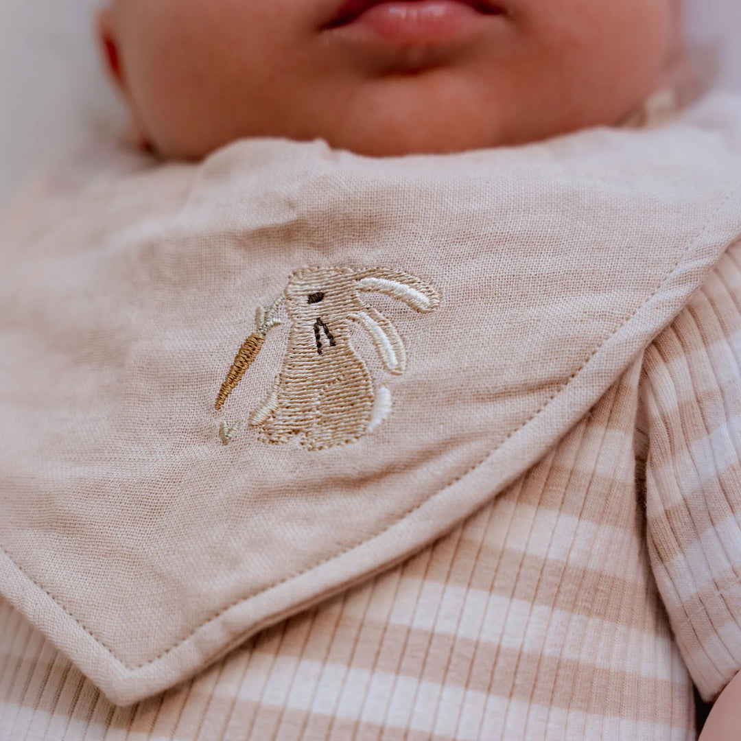 Little Dutch - Bandana Bib Set - Baby Bunny (2 Pack)