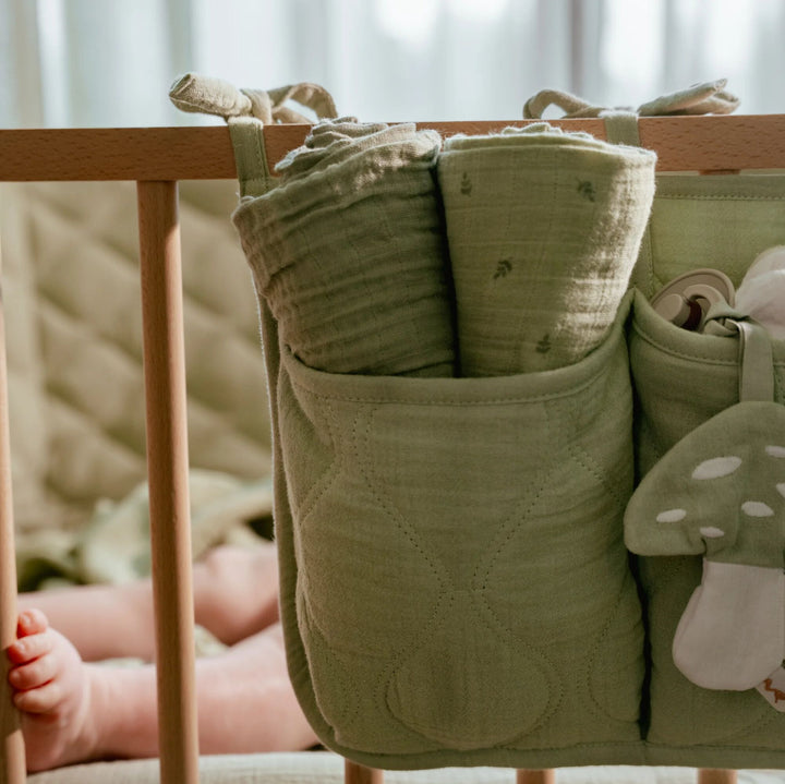 Little Dutch - Swaddle Muslin Set - Pure Sage (2 Pack)