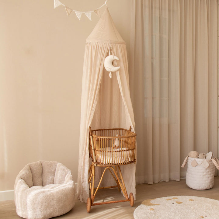 Little Dutch - Muslin Canopy - Pure Soft Beige