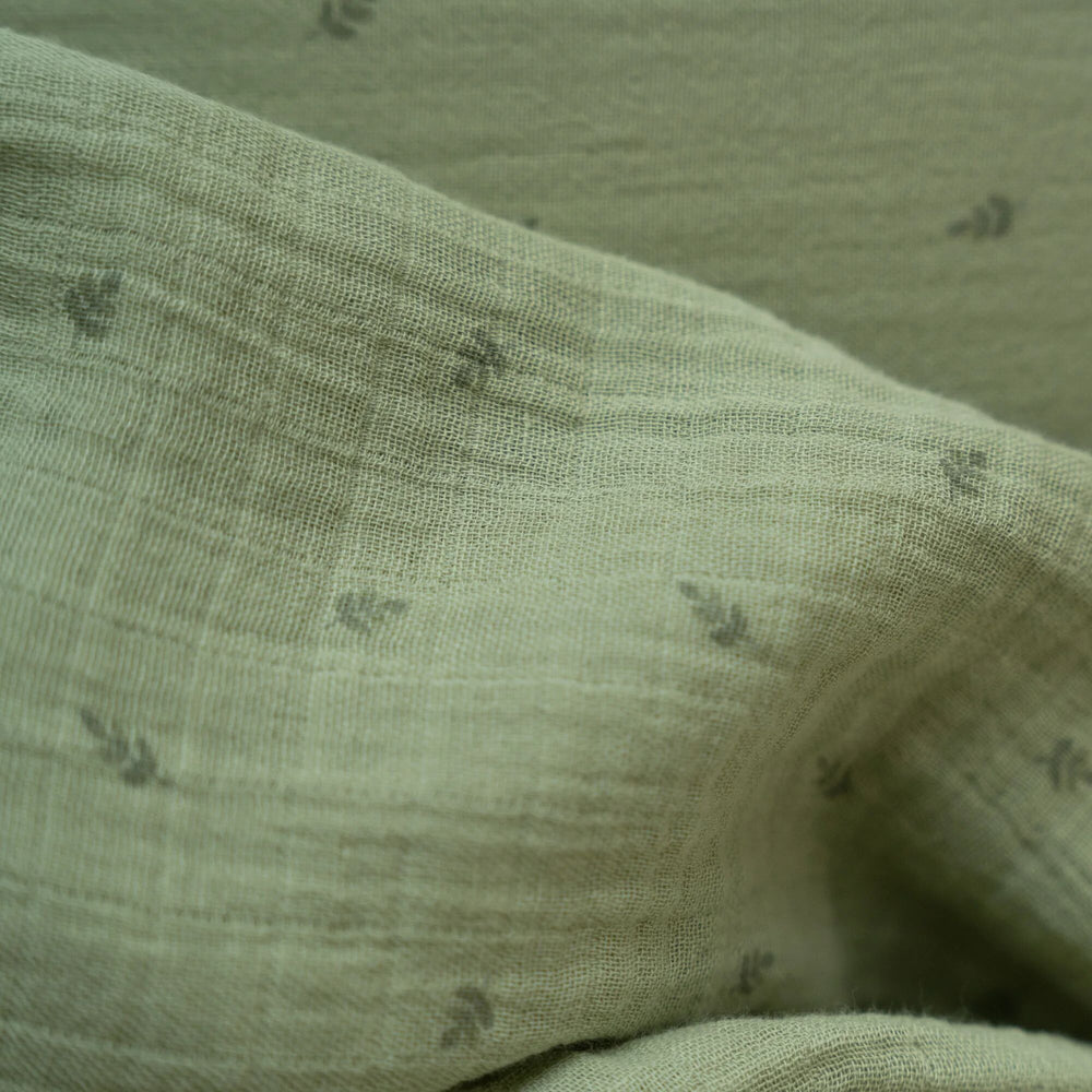 Little Dutch - Swaddle Muslin - Pure Sage - Mabel & Fox