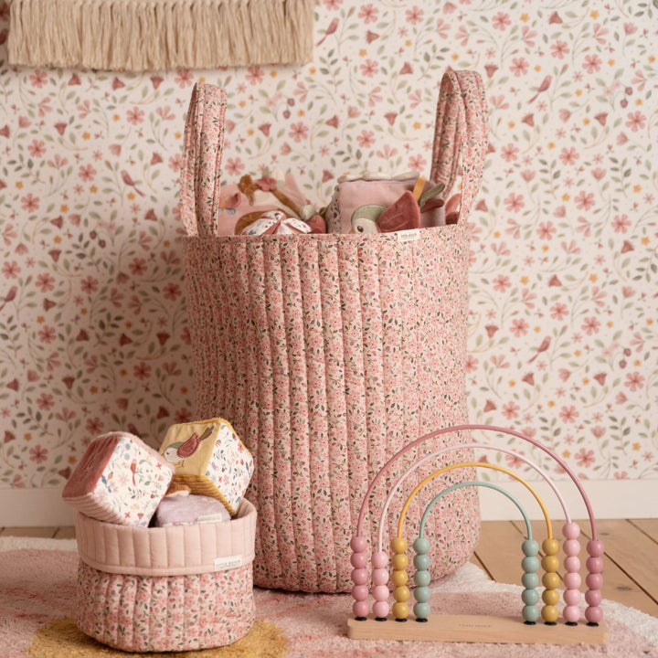 Little Dutch - Large Storage Basket - Fairy Floral