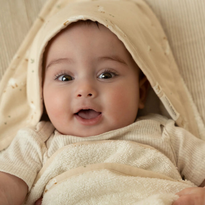 Little Dutch - Hooded Bath Towel - Little Goose / Newborn Naturals