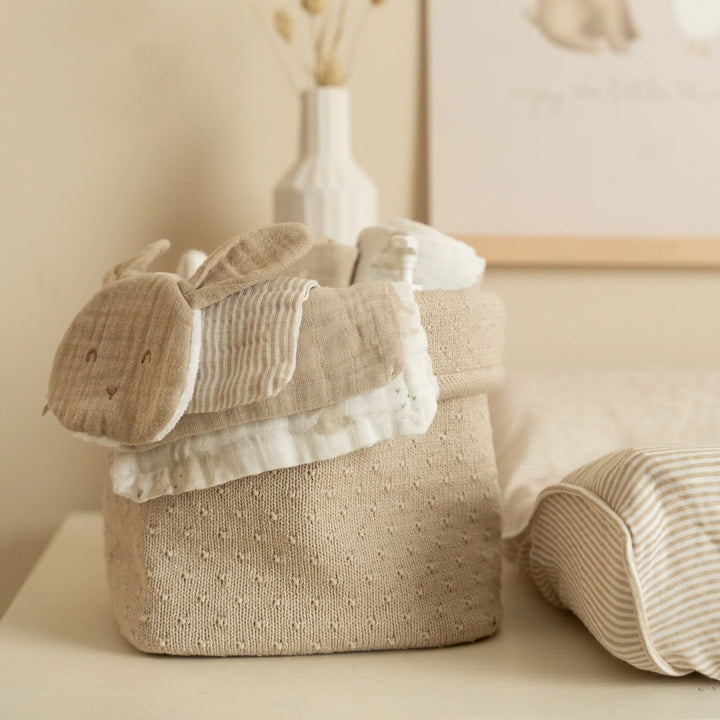 Little Dutch - Small Storage Basket - Pure Soft Beige