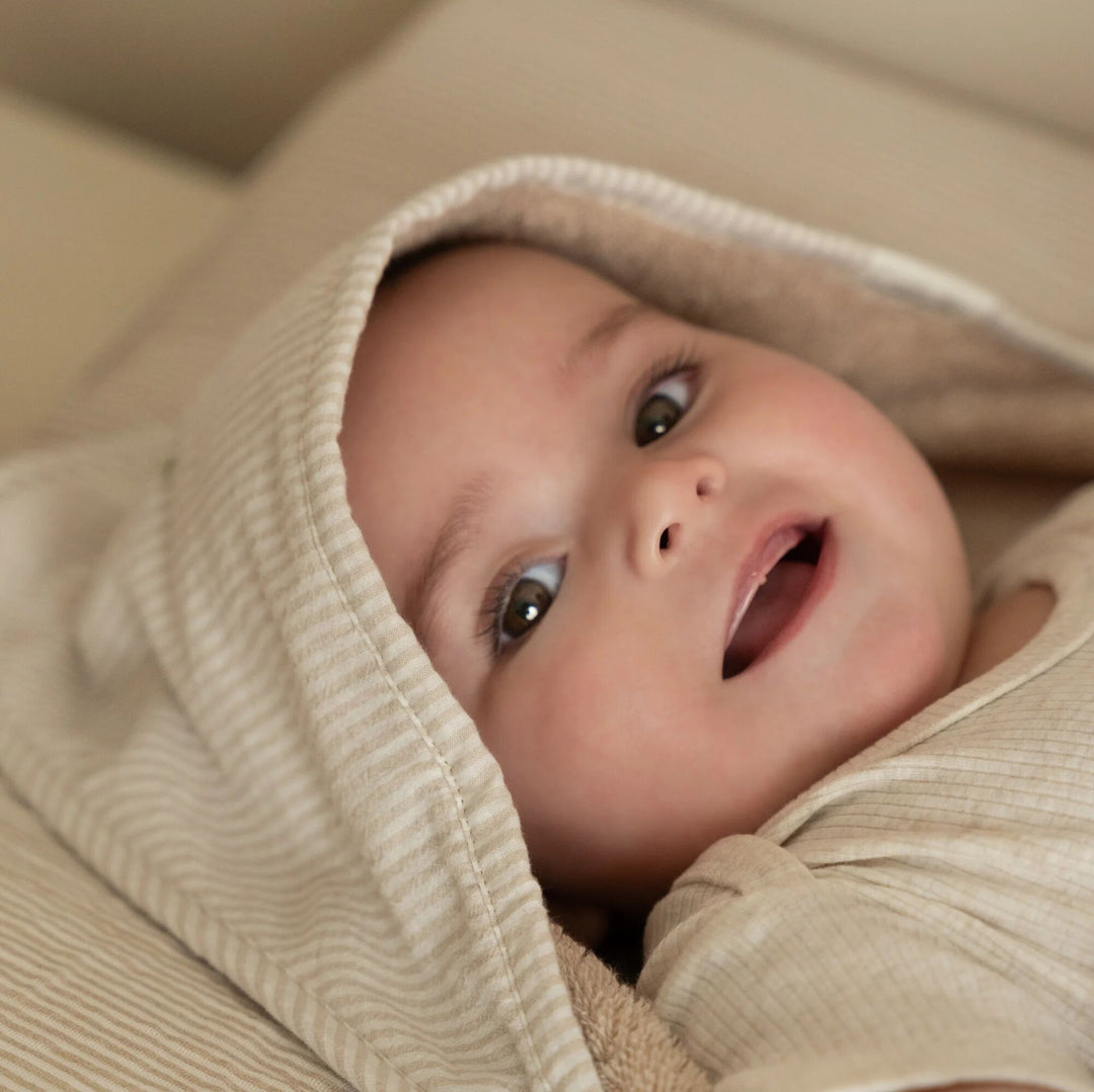 Little Dutch - Hooded Bath Towel - Baby Bunny