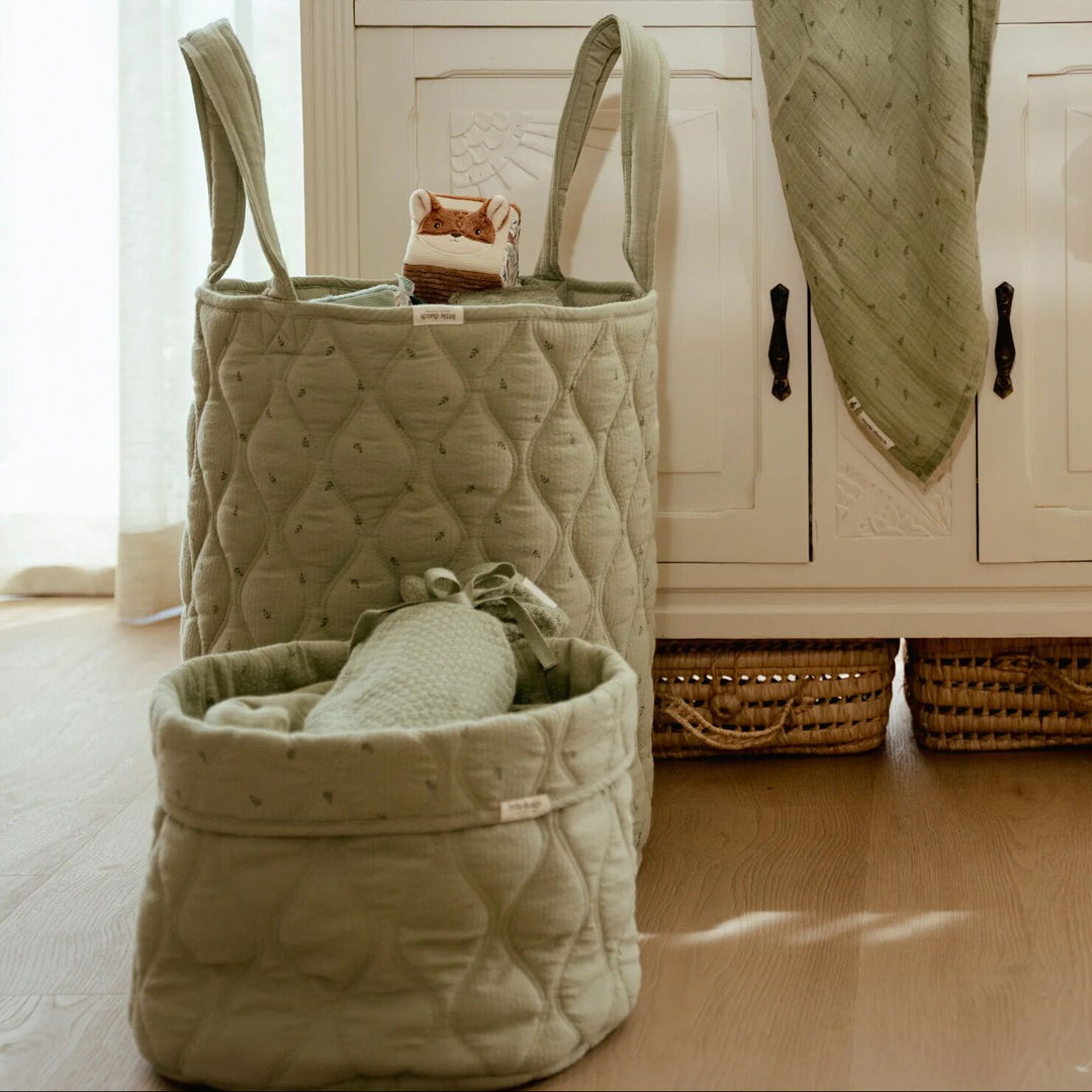 Little Dutch - Large Storage Basket - Pure Sage - Mabel & Fox