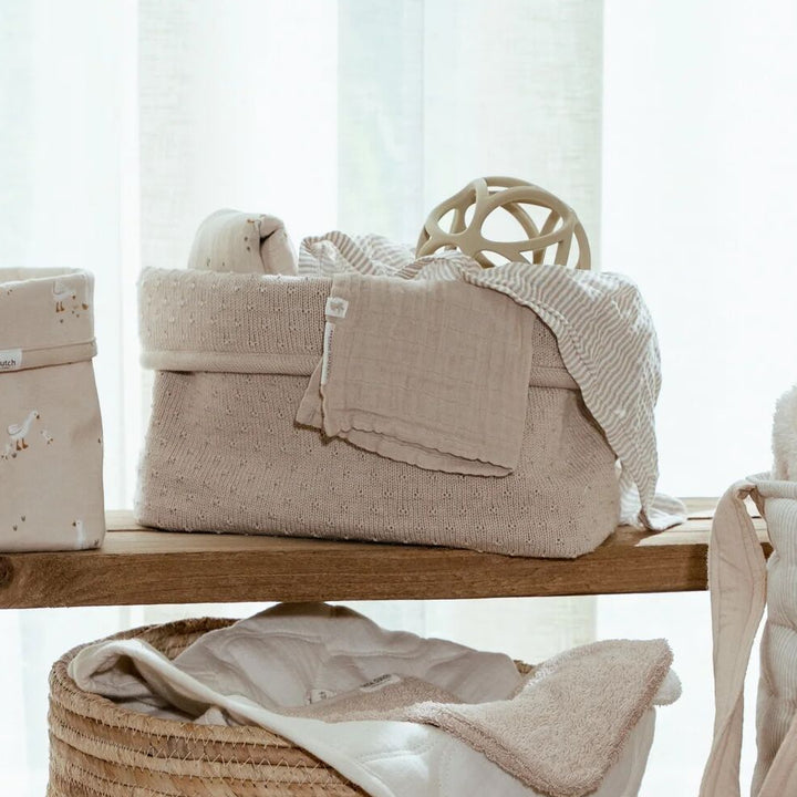 Little Dutch - Large Storage Basket - Pure Soft Beige
