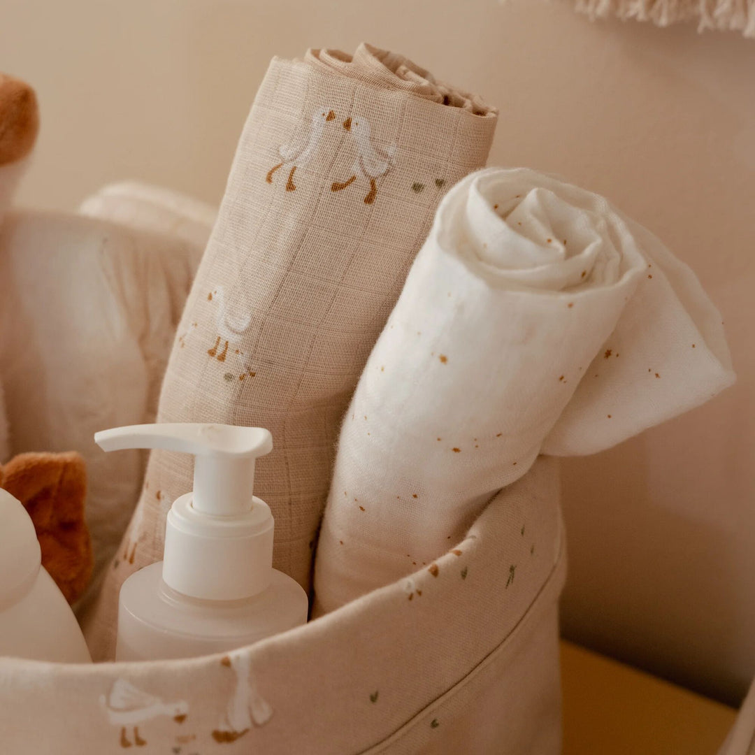 Little Dutch - Swaddle Muslin Set - Little Goose (2 Pack)
