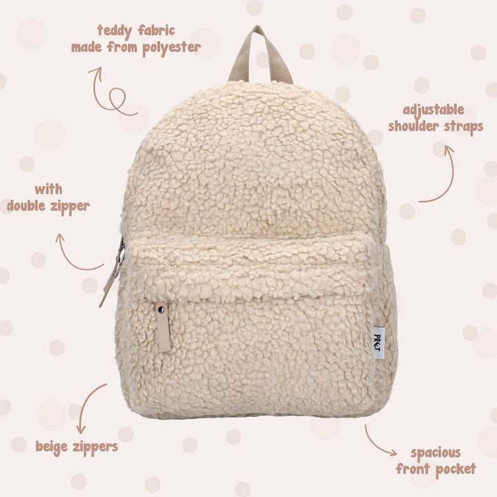 Kidzroom – Backpack Be Soft and Kind – Teddy Fabric - Mabel & Fox