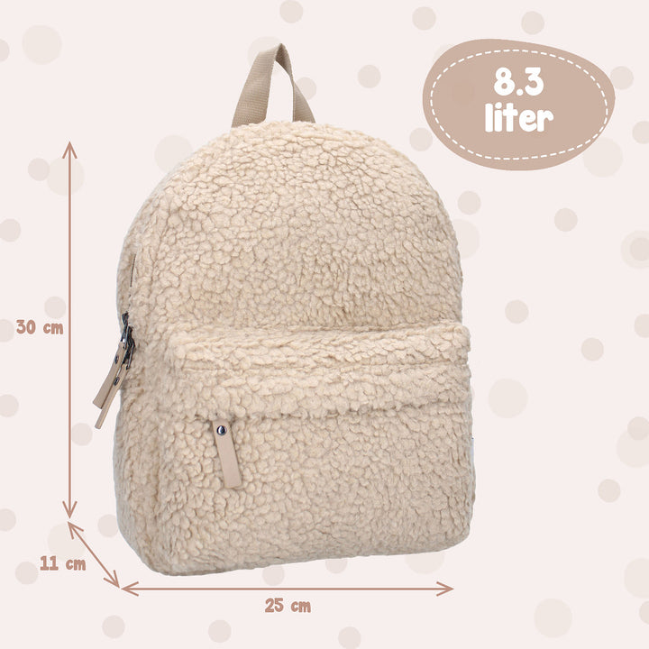 Kidzroom – Backpack Be Soft and Kind – Teddy Fabric - Mabel & Fox