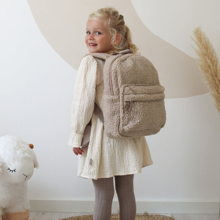 Kidzroom – Backpack Be Soft and Kind – Teddy Fabric - Mabel & Fox