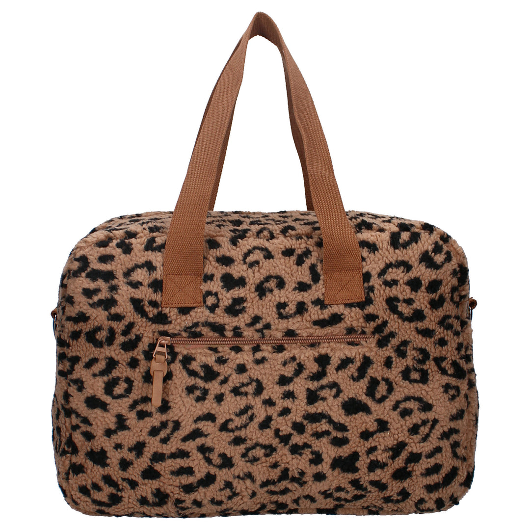 Kidzroom – Changing Bag Carry Allure – Beige Panther - Mabel & Fox