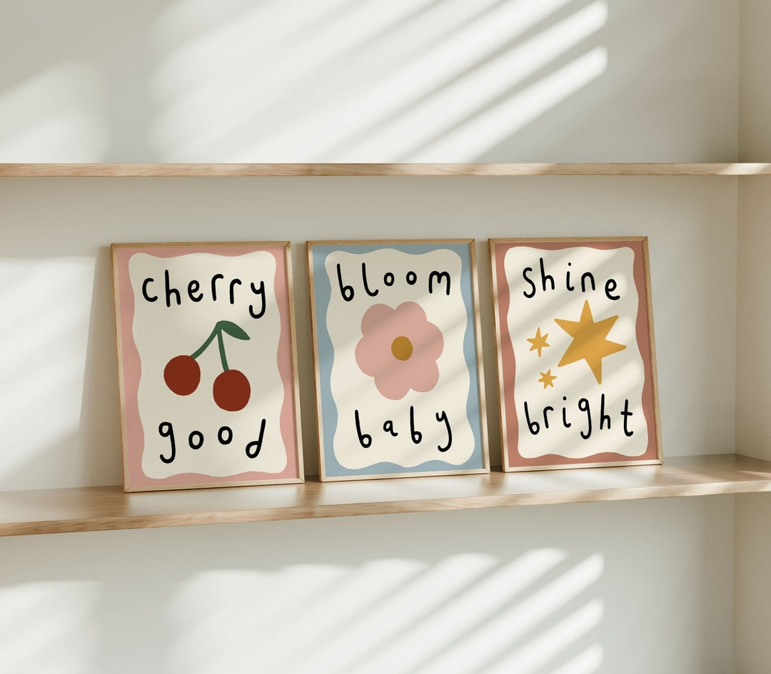 Kitty Makes - Bloom Baby Print - A4 - Mabel & Fox