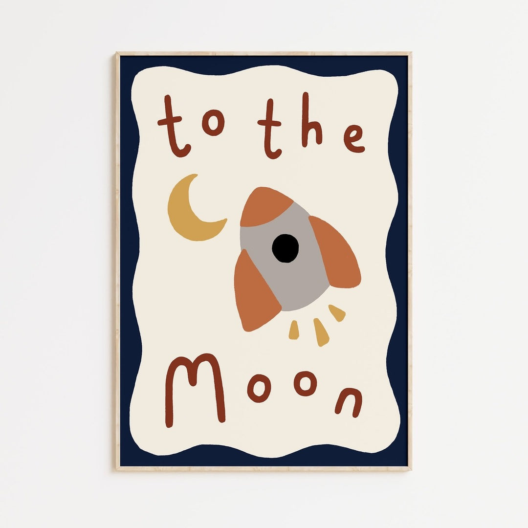 Kitty Makes - To The Moon - A4 - Mabel & Fox