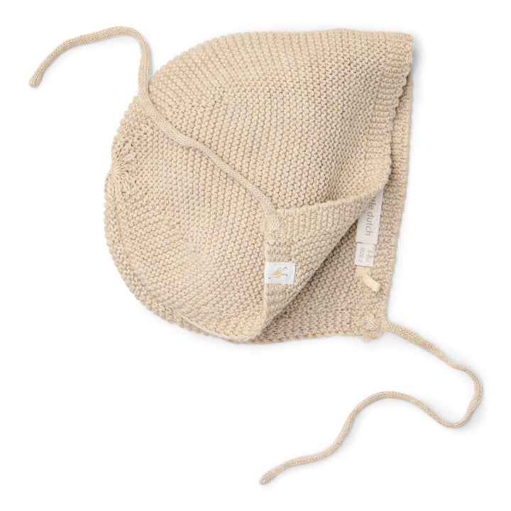 Little Dutch - Knitted Hat - Soft Beige Melee