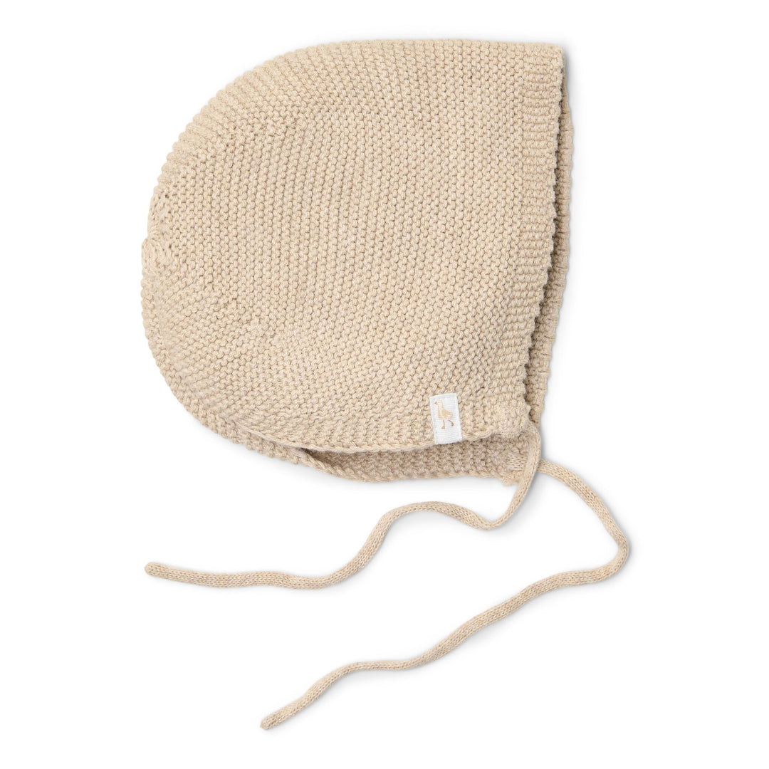 Little Dutch - Knitted Hat - Soft Beige Melee