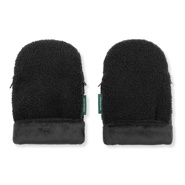 Kong Walther - Stroller Gloves - Black Teddy - Mabel & Fox