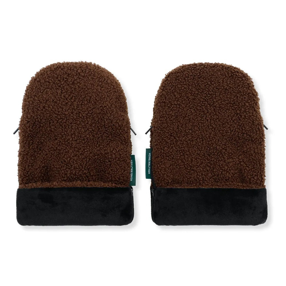Kong Walther - Stroller Gloves - Brown Teddy - Mabel & Fox