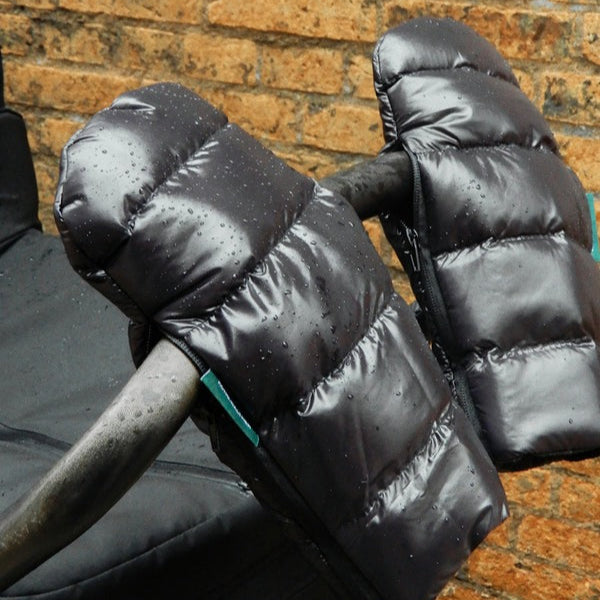 Kong Walther - Stroller Gloves - Puffer Black - Mabel & Fox