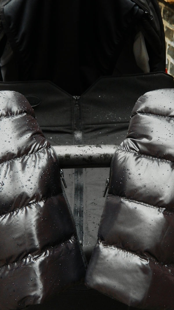 Kong Walther - Stroller Gloves - Puffer Black - Mabel & Fox