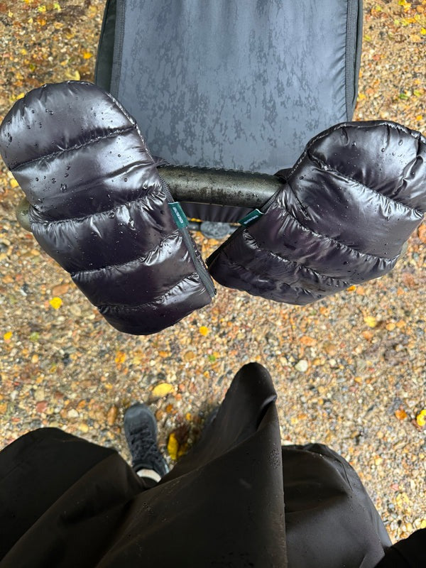 Kong Walther - Stroller Gloves - Puffer Black - Mabel & Fox