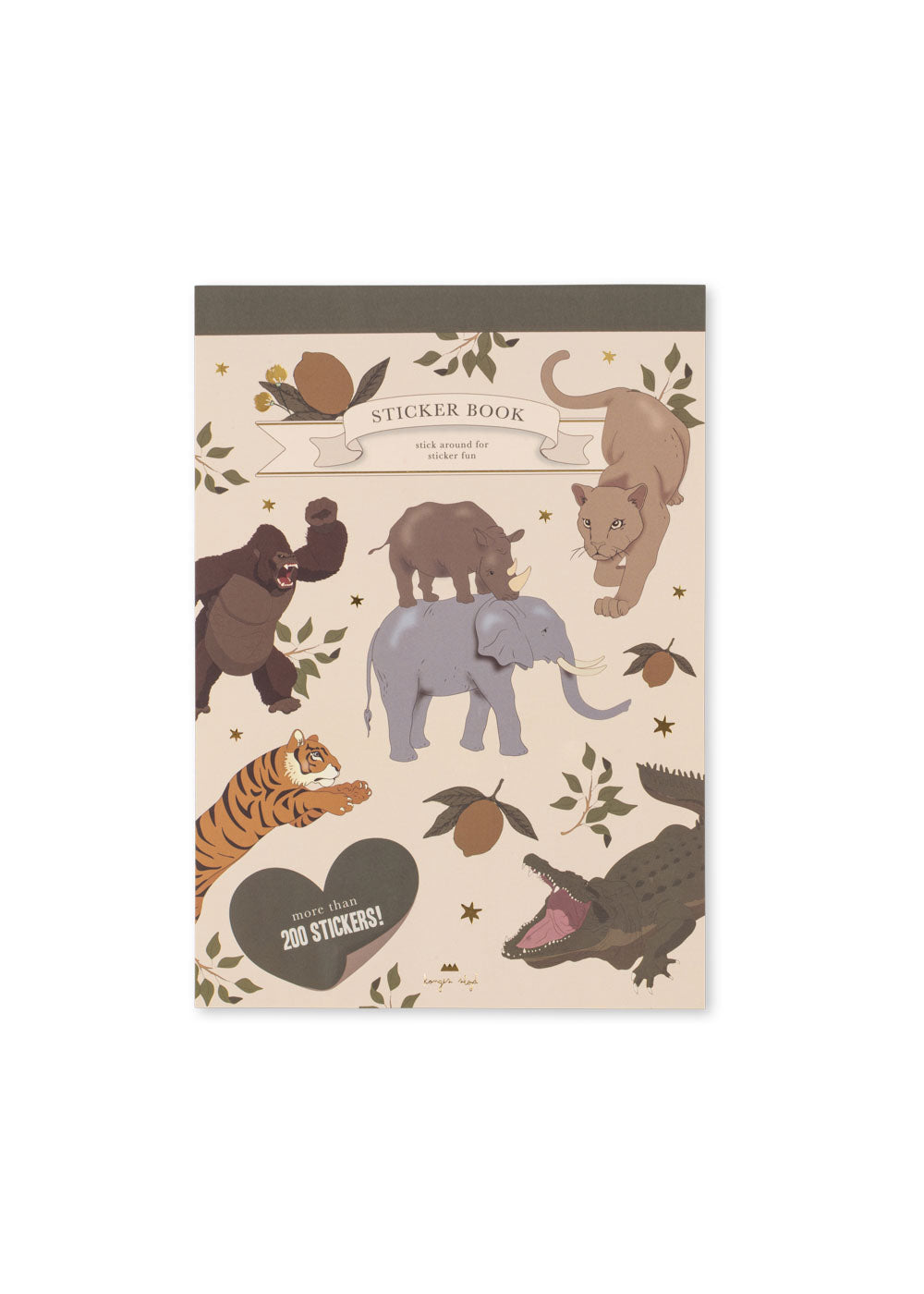 Konges Slojd - A Sticker A Day - Tiger - Mabel & Fox