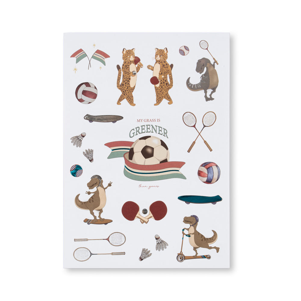 Konges Slojd - A Sticker A Day - Tiger - Mabel & Fox
